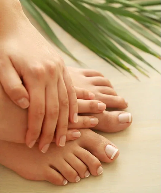KeraFirm Pro before and after results with clearer, healthier looking toenails