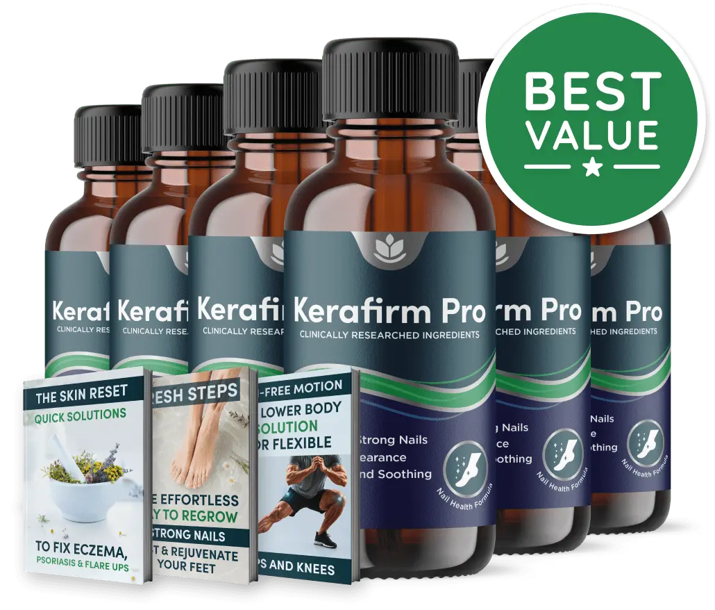 KeraFirm Pro six-bottle best value pack at the lowest per-bottle price
